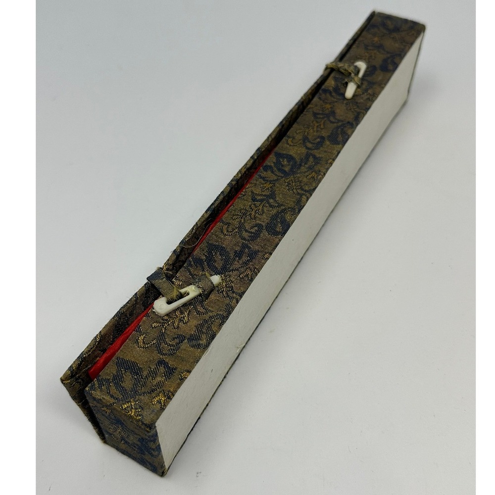 Vintage Chinese Sandalwood Folding Fan Carved Pheasant Design with‎ Brocade Box - Picture 2 of 14